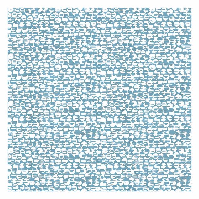 Fotobehang Moving Dots Blue