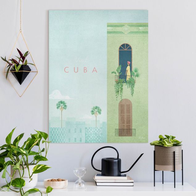 Canvas schilderijen Tourism Campaign - Cuba