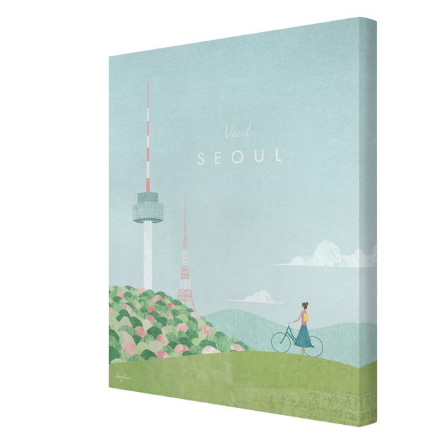 Canvas schilderijen Tourism Campaign - Seoul