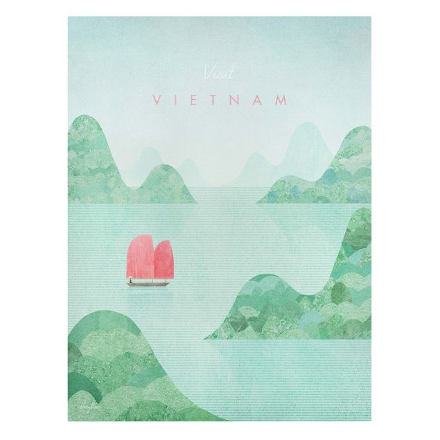Canvas schilderijen Tourism Campaign - Vietnam