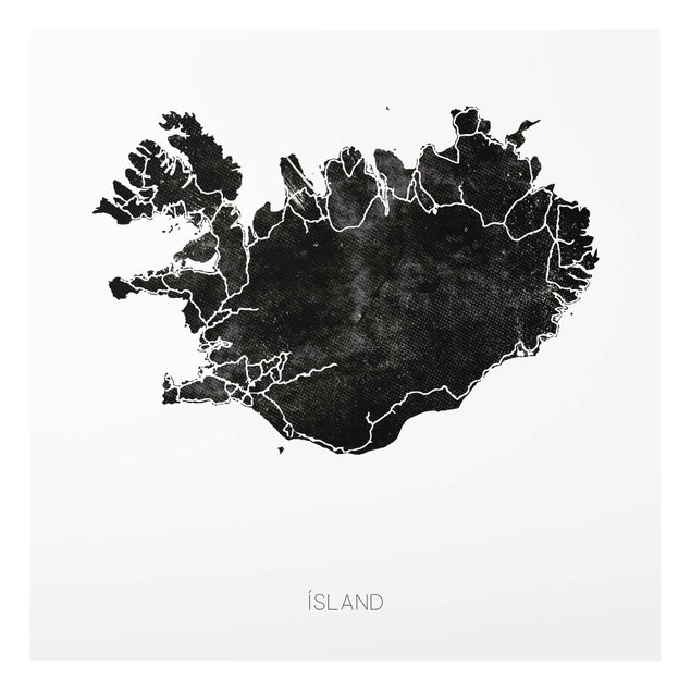 Glasschilderijen Black Iceland