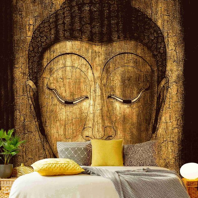 Fotobehang Smiling Buddha