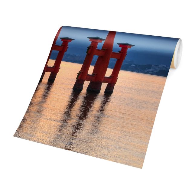 Fotobehang Torii At Itsukushima