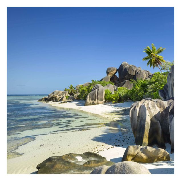 Fotobehang Dream Beach Seychelles