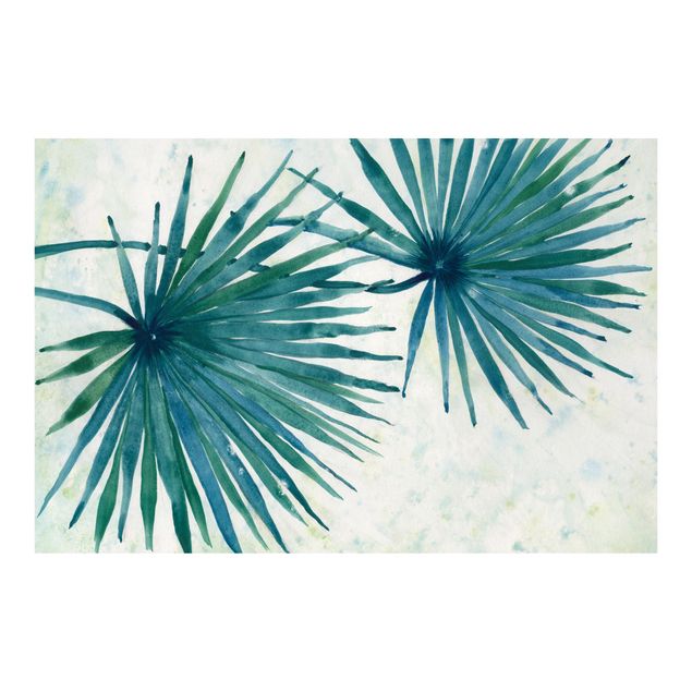 Fotobehang Tropicl Palm Leaves Close-up