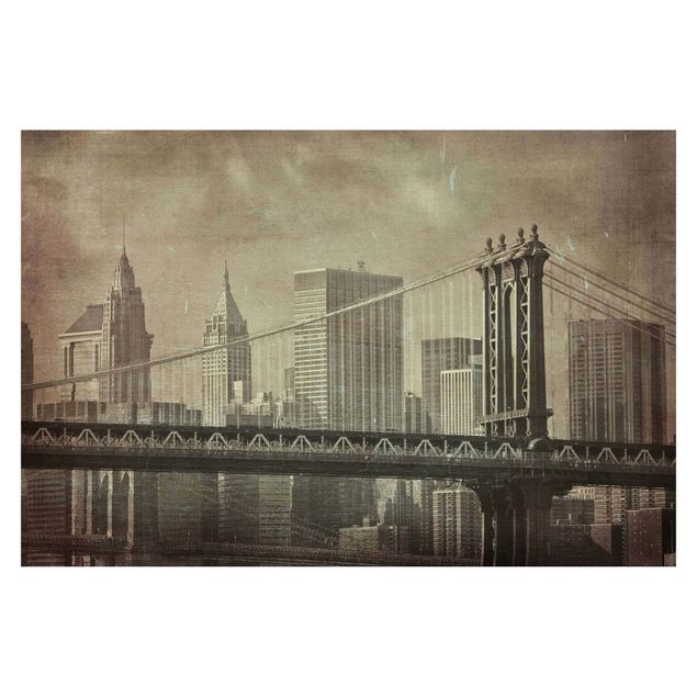 Fotobehang Vintage New York City