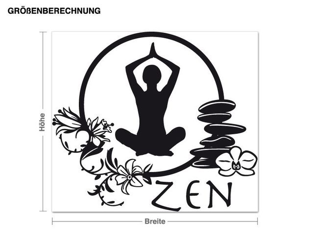Muurstickers Zen