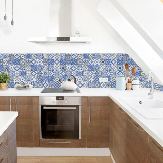 Achterwand voor keuken tegelmotief Mediterranean Tile Pattern