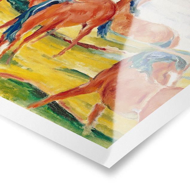 Posters Franz Marc - Grazing Horses