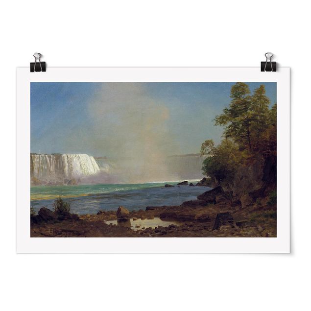 Posters Albert Bierstadt - Niagara Falls