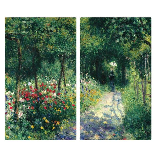 Kookplaat afdekplaten Auguste Renoir - Women In A Garden