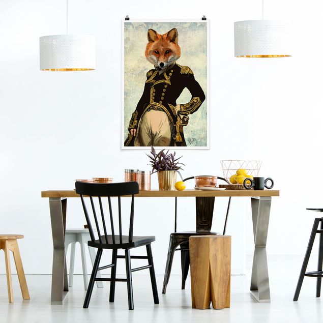 Posters Animal Portrait - Fox Admiral