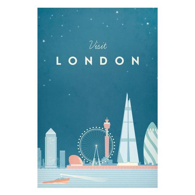 Magneetborden Travel Poster - London