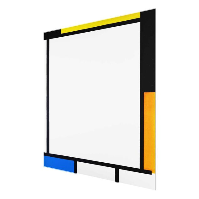 Glasschilderijen Piet Mondrian - Composition II