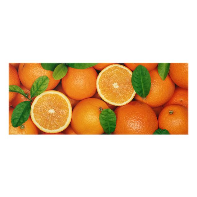 Spatscherm keuken Juicy Oranges
