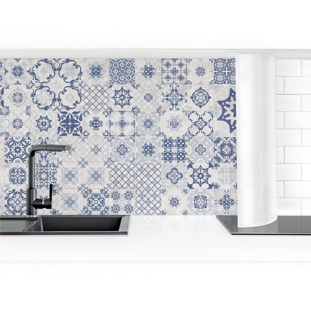 Achterwand in keuken Ceramic Tiles Agadir Blue