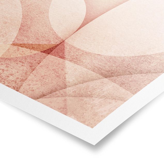 Posters Abstract Graphics In Peach-Colour