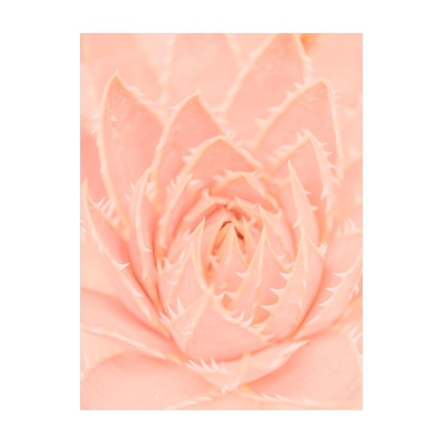 natuur tapijt Light Pink Floral Magic Agave
