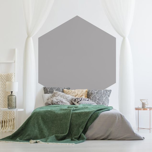Hexagon Behang Agate Gray