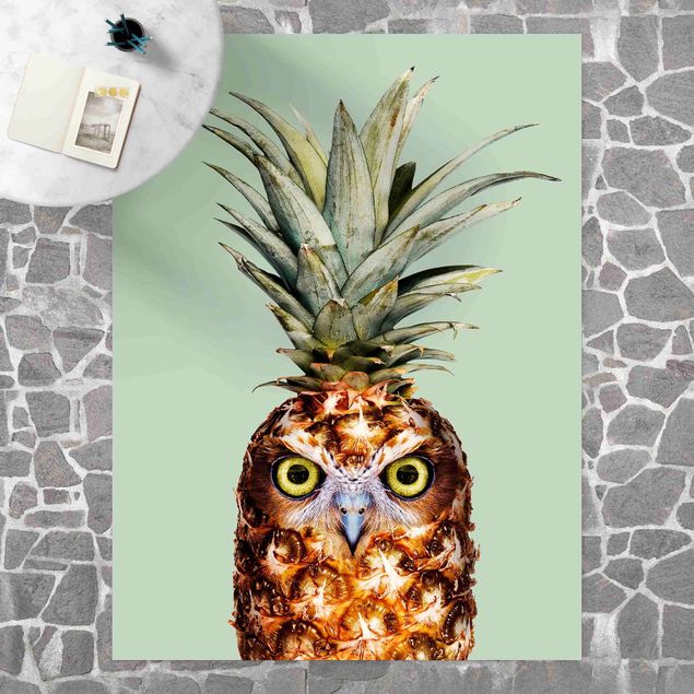 moderne vloerkleden Pineapple With Owl