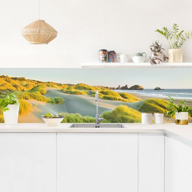 Achterwand voor keuken strand & zee Dunes And Grasses At The Sea