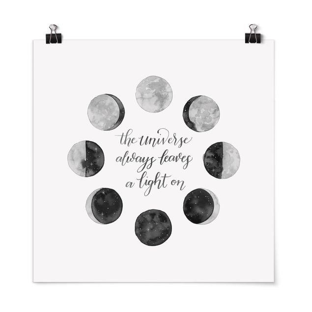 Posters Ode To The Moon - Universe