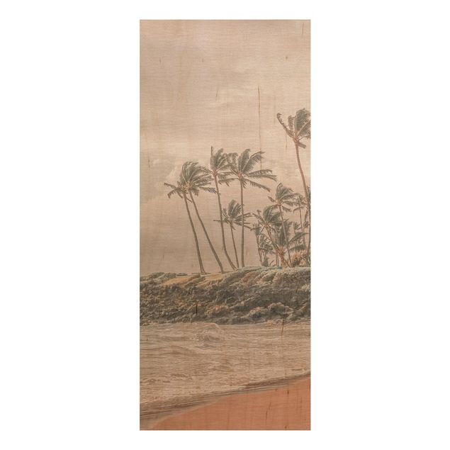 Houten schilderijen Aloha Hawaii Beach ll