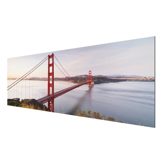 Aluminium Dibond schilderijen Golden Gate Bridge In San Francisco