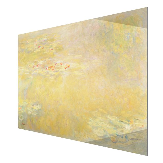 Aluminium Dibond schilderijen Claude Monet - The Water Lily Pond