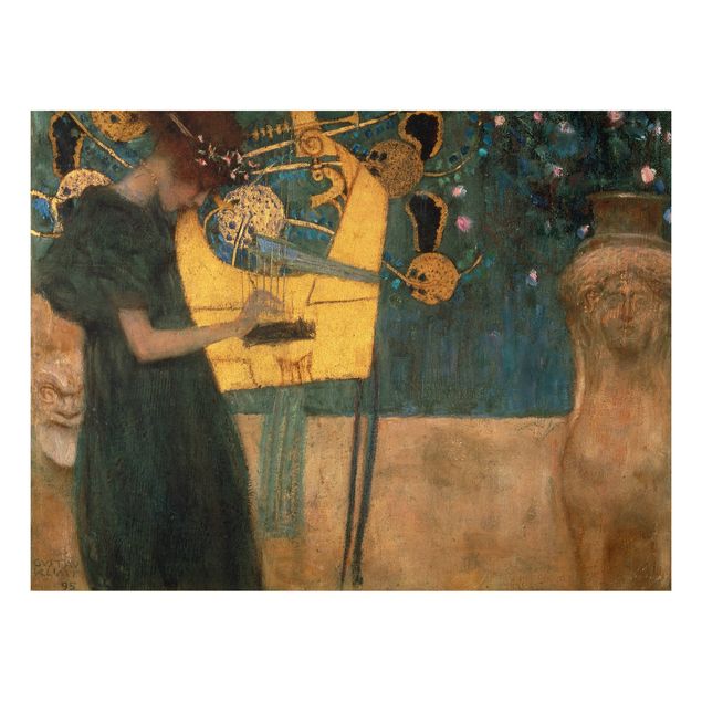 Aluminium Dibond schilderijen Gustav Klimt - Music