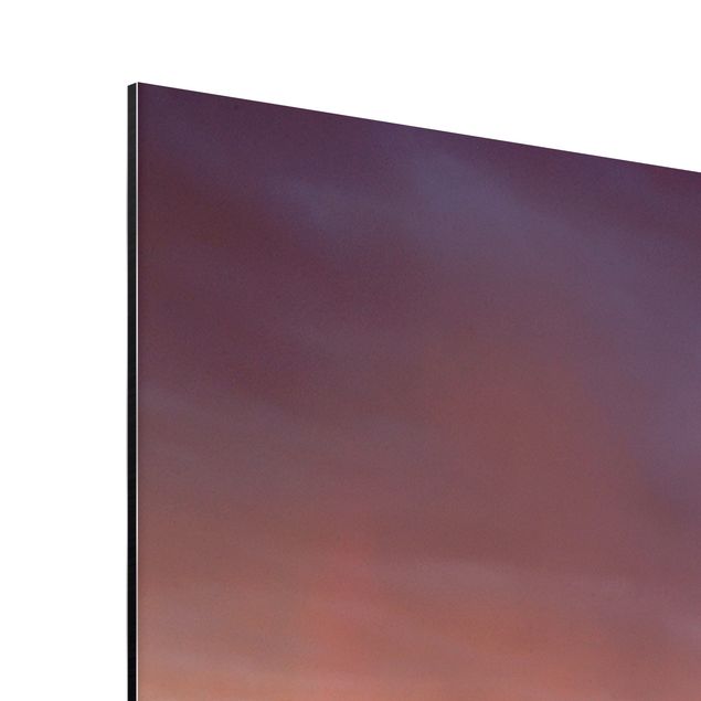 Aluminium Dibond schilderijen Monument Valley At Sunset