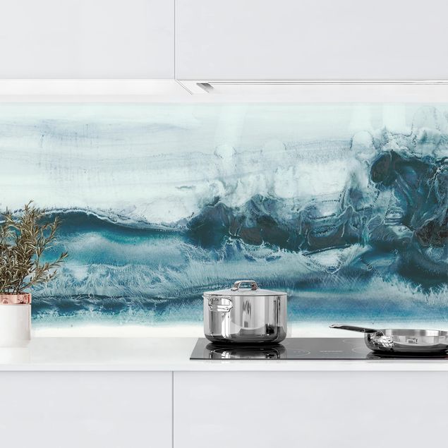 Achterwand voor keuken abstract Ocean Current l