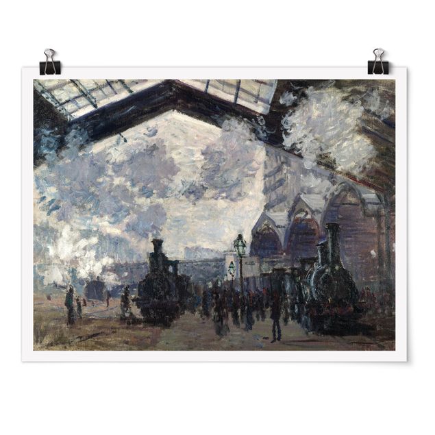 Posters Claude Monet - Gare Saint Lazare