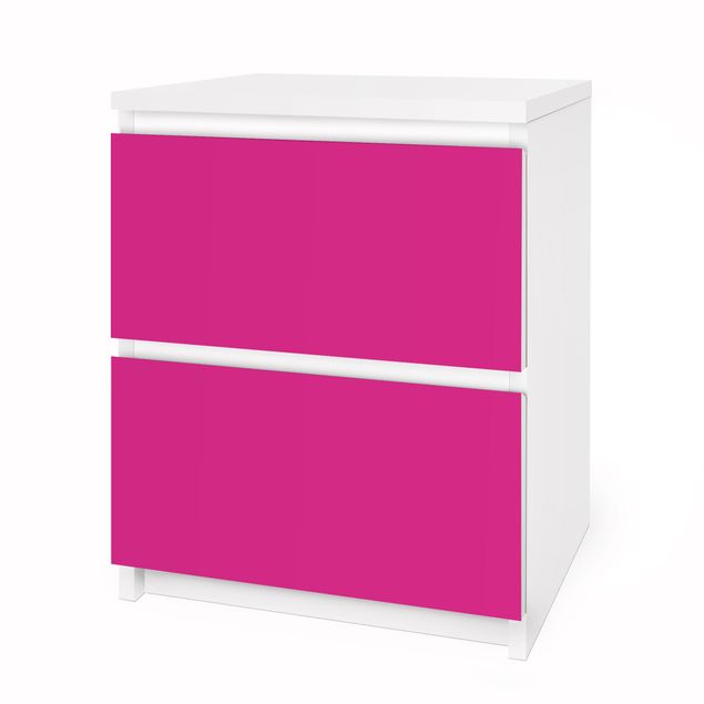 Meubelfolie IKEA Malm Ladekast Colour Pink