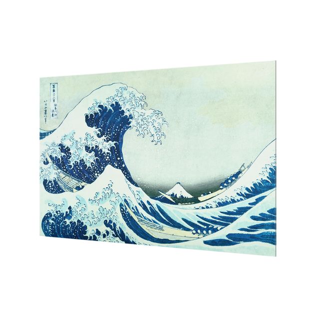 Spatscherm keuken Katsushika Hokusai - The Great Wave At Kanagawa