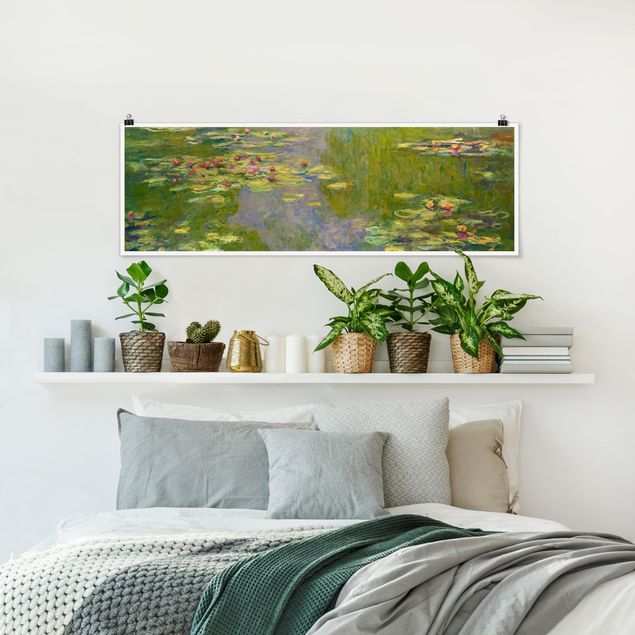Posters Claude Monet - Green Waterlilies
