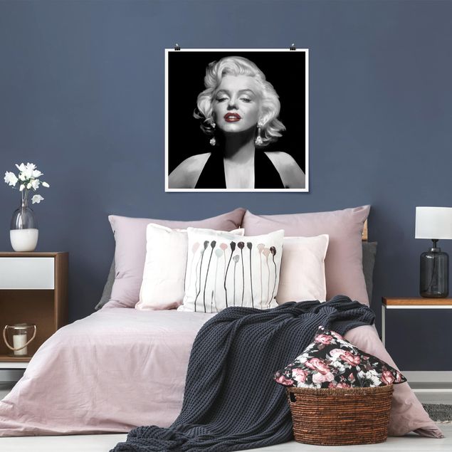 Posters Marilyn With Red Lips