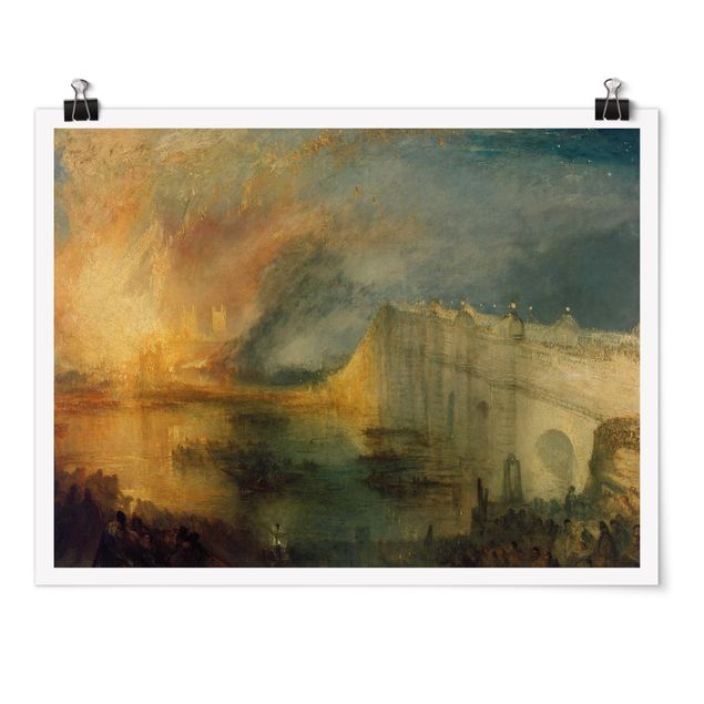 Posters William Turner - The Burning Of The Houses Of Lords And Commons