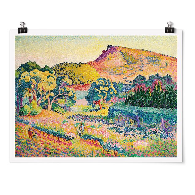 Posters Henri Edmond Cross - Landscape With Le Cap Nègre