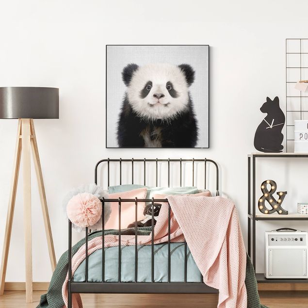 Verwisselbaar schilderij - Baby Panda Prian