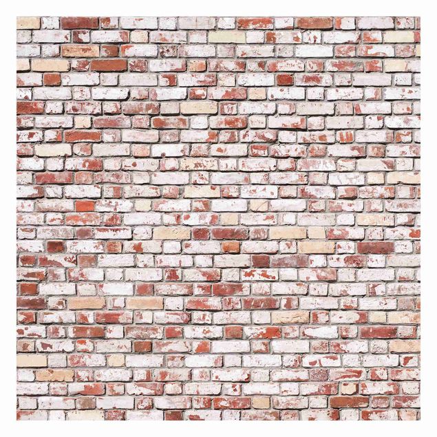 Fotobehang Brick Wall Shabby Rustic