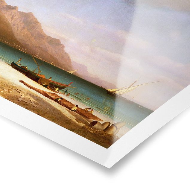 Posters Albert Bierstadt - Bay of Salerno