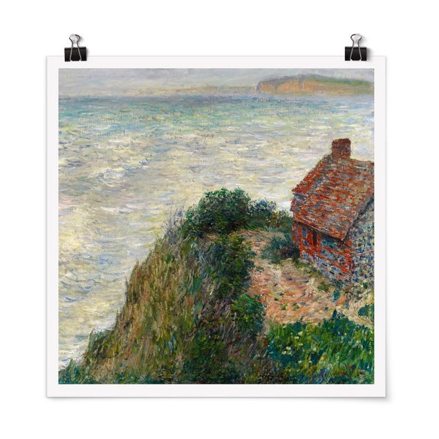 Posters Claude Monet - Fisherman's house at Petit Ailly