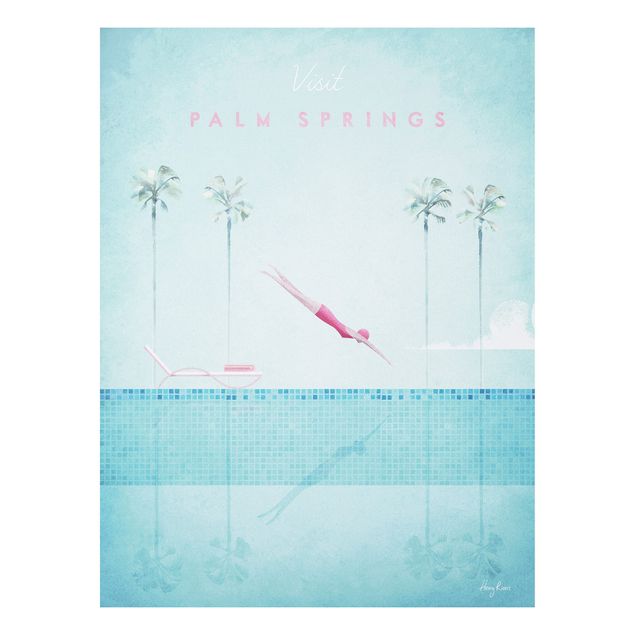 Forex schilderijen Travel Poster - Palm Springs