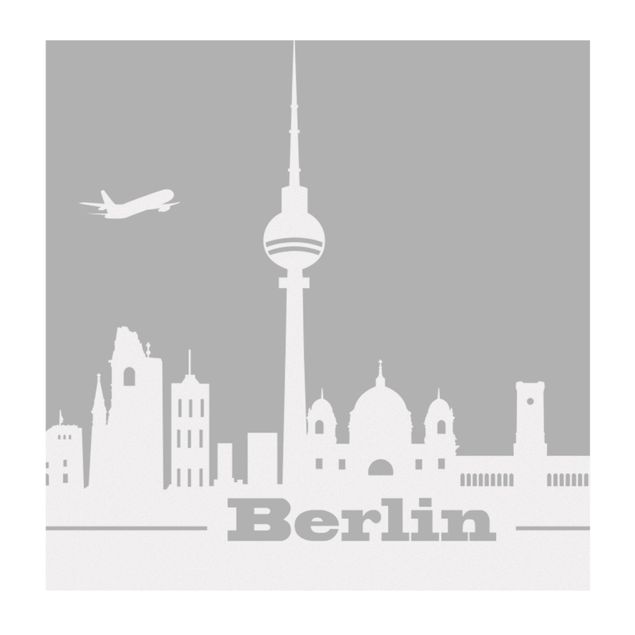 Window film - Berlijn skyline grens