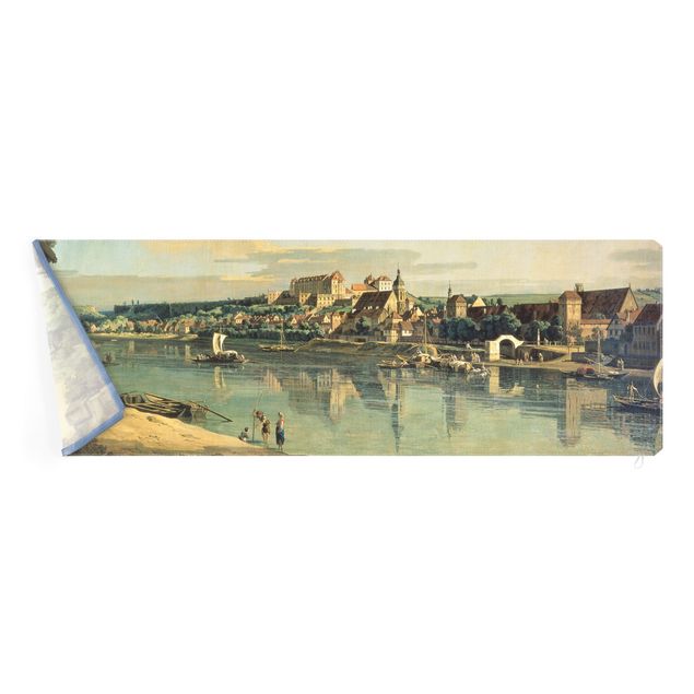 Verwisselbaar schilderij - Bernardo Bellotto - View Of Pirna
