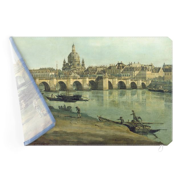 Verwisselbaar schilderij - Bernardo Bellotto - View Of Dresden From The Right Bank Of The Elbe
