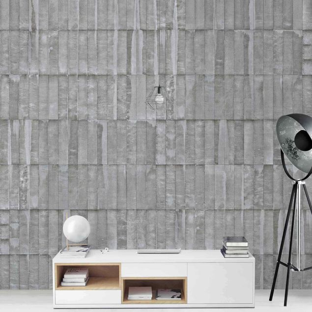 Fotobehang Concrete Brick Wallpaper