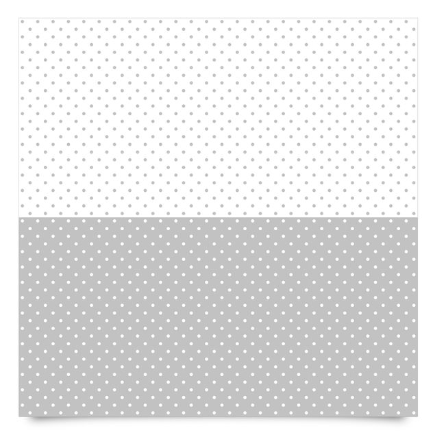 Meubelfolien Dotted Pattern Set In Grey And White