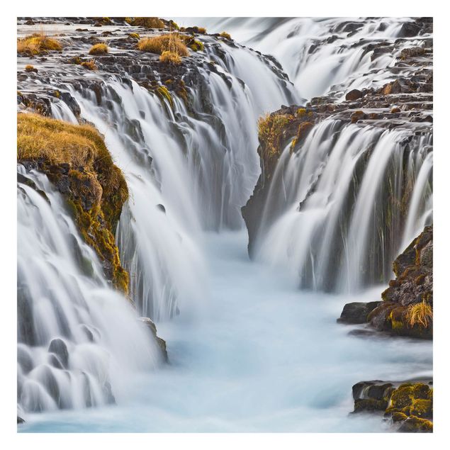 Fotobehang Brúarfoss Waterfall In Iceland